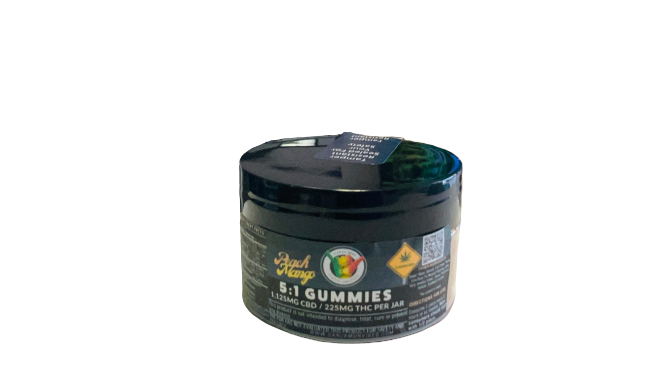 ONE LOVE GUMMY – Tropical Blast– 10:1 – 30 COUNT – 5MG D9 THC/50mg cbd.