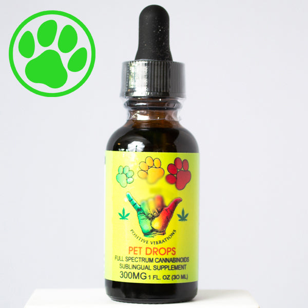 Ganja Mon Full Spectrum CBD Oil  PET Supplement 300MG & 1000mg